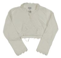 Bílé svetrové bolerko 