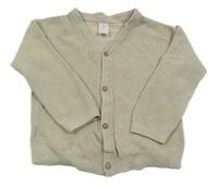 Béžový propínací svetr H&M