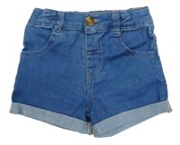 Modré riflové kraťasy Primark