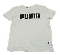 Bílé tričko s logem Puma
