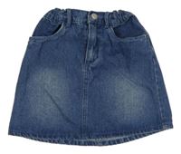 Modrá riflová sukně 