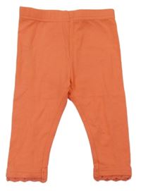 Oranžové capri legíny Topomini