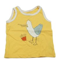 Žluté tílko s rackem Primark