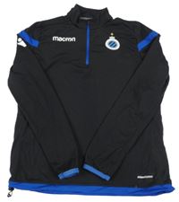 Černá sportovní mikina s nášivkou