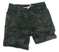 Khaki army plátěné kraťasy Denim Co.