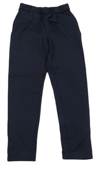 Tmavomodré teplákové kalhoty 