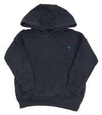 Tmavomodrá mikina s dinem a kapucí Next