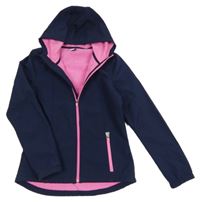 Tmavomodrá softshellová bunda s kapucí Yigga