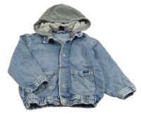 Modrá riflová bunda s kapucí H&M