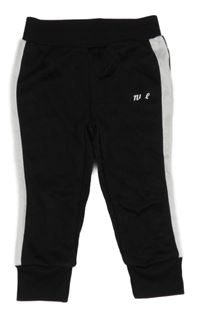 Černo-bílé sportovní tepláky Nike