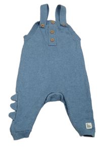 Modré pletené laclové kalhoty Mothercare