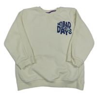 Smetanová mikina s nápisy Primark