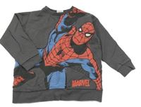 Šedá mikina se Spider-manem Next