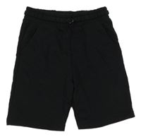 Černé teplákové kraťasy F&F