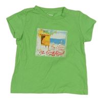 Zelené tričko s labutěmi Impidimpi