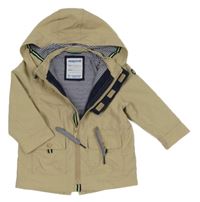 Béžová šusťáková jarní bunda s kapucí Mayoral