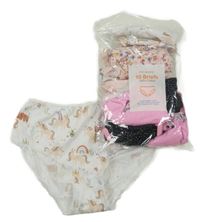 Nové - 10pack - 3x bílé + 3x světlerůžové + 2x růžové + 2x černé kalhotky Primark
