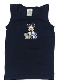 Tmavomodré tílko s Mickey Disney