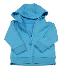 Nové - modrá propínací mikina s kapucí St. Bernard