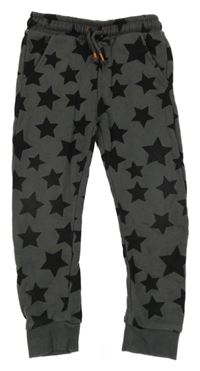 Tmavošedé tepláky s hvězdičkami F&F