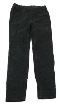 Černošedé elastické manšestráky H&M