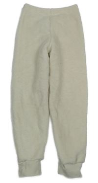 Smetanové plyšové pyžamové kalhoty Kiki&Koko