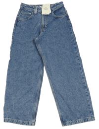 Nové - modré šisované rifle H&M