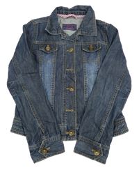 Tmavomodrá riflová bunda