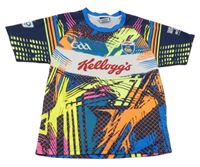 Barevné vzorované sportovní tričko Masita