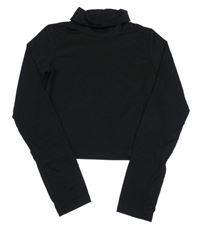 Černý crop rolák H&M