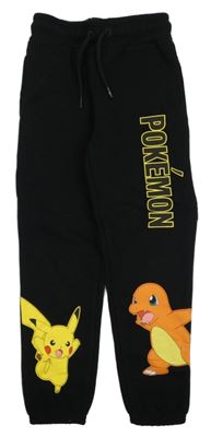 Černé tepláky s Pikachu a Charmanderem Primark