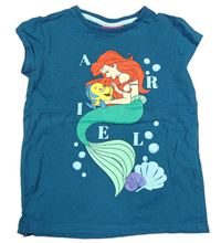Petrolejové tričko s Ariel Disney