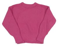 Růžový crop svetr Primark