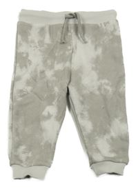 Šedé vzorované tepláky 