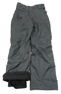 Tmavošedé funkční oteplovačky 