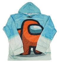 Modrá mikina s Amog US