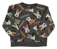 Tmavošedá mikina s Minnnie Disney