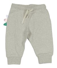 Šedé melírované tepláky s ostny M&S