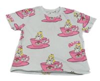 Světlemodré tričko s hrníčky H&M