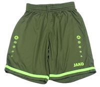 Khaki sportovní kraťasy Jako 