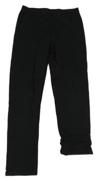 Černé zateplené legíny Tchibo