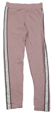 Lila legíny s nápisy George