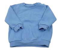 Světlemodrá mikina s nápisem F&F