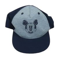 Tmavomodro-světlemodrá kšiltovka s Mickeym H&M