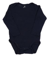 Tmavomodré body H&M