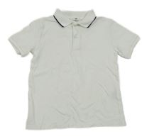 Bílé polo tričko H&M