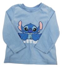 Světlemodrá fleecová mikina se Stitchem Primark