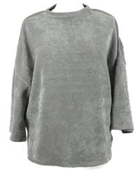 Dámský šedý žinylkový svetr zn. Primark 