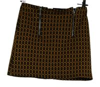 Dámská hořčicovo-černá vzorovaná sukně Cooperative 