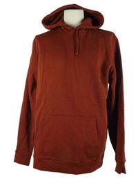 Pánská karmínová mikina s kapucí C&A